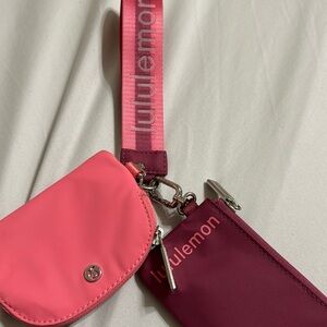 Lululemon Dual pouch wristlet